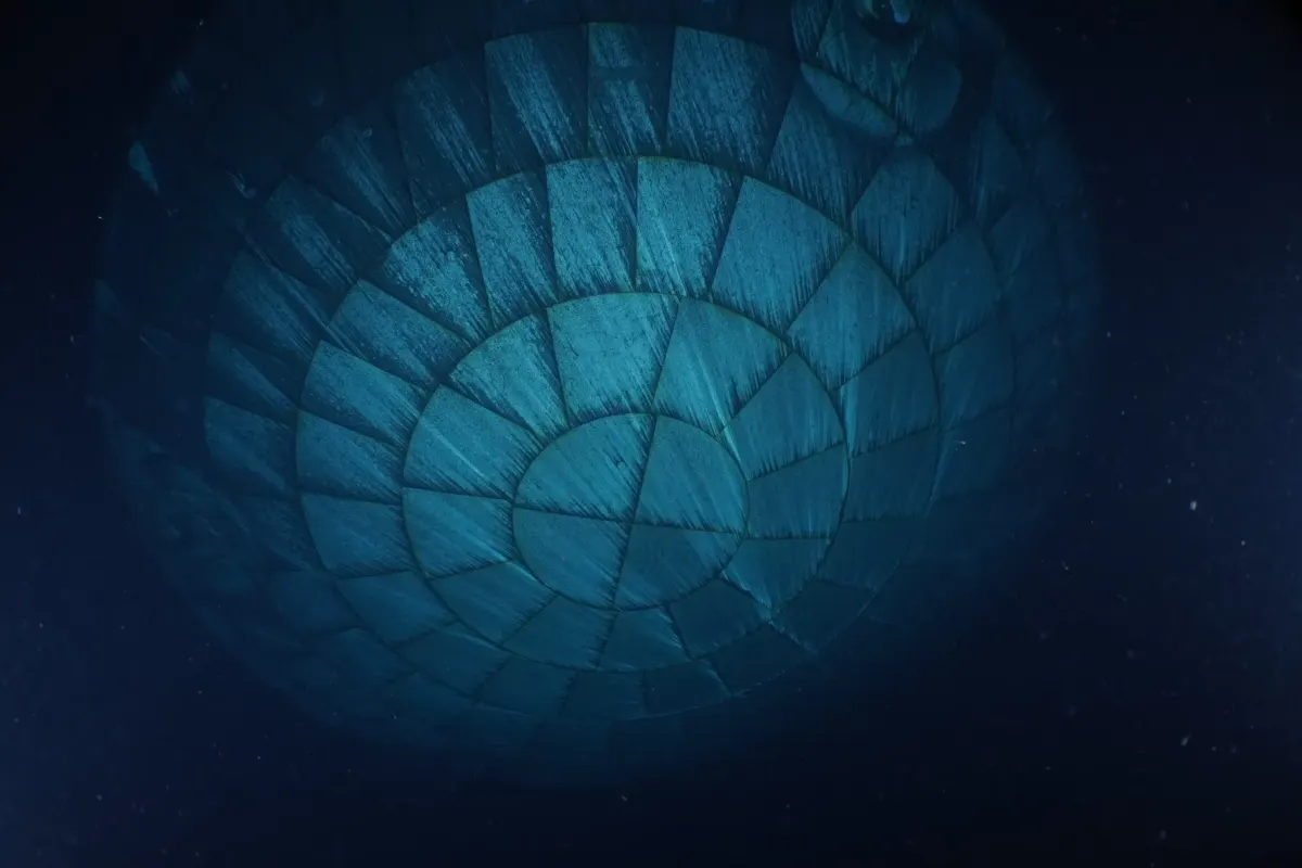Image accompanying the story: Artemis II Heat Shield After Splashdown