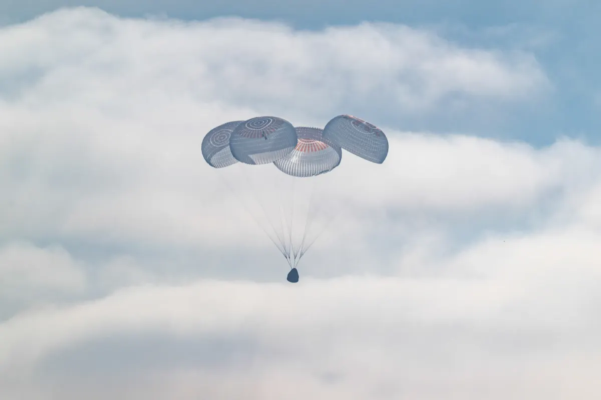 Image accompanying the story: Crew-12 Returns to Earth