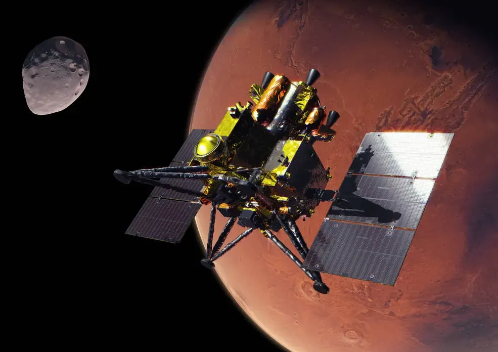 Image accompanying the story: NASA Briefing to Highlight Contributions to Martian Moons Mission