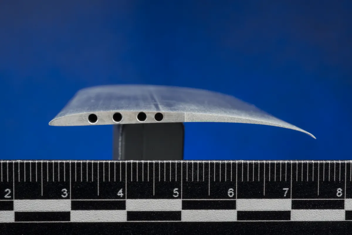 Image accompanying the story: NASA Experimental Mars Helicopter Blade Designs Target Longer Flights