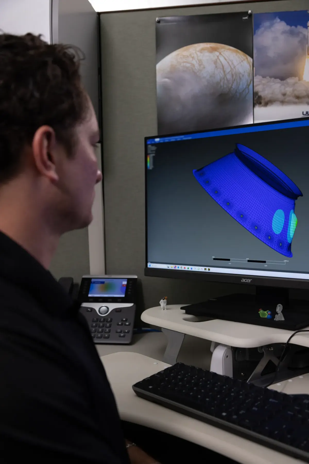 Image accompanying the story: NASA Improves Shock, Vibration Analysis