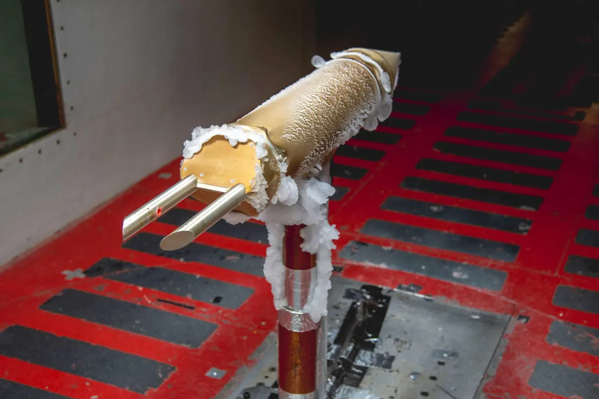 Image accompanying the story: NASA Testing Aims at Supercooled Large Droplet Aviation Safety
