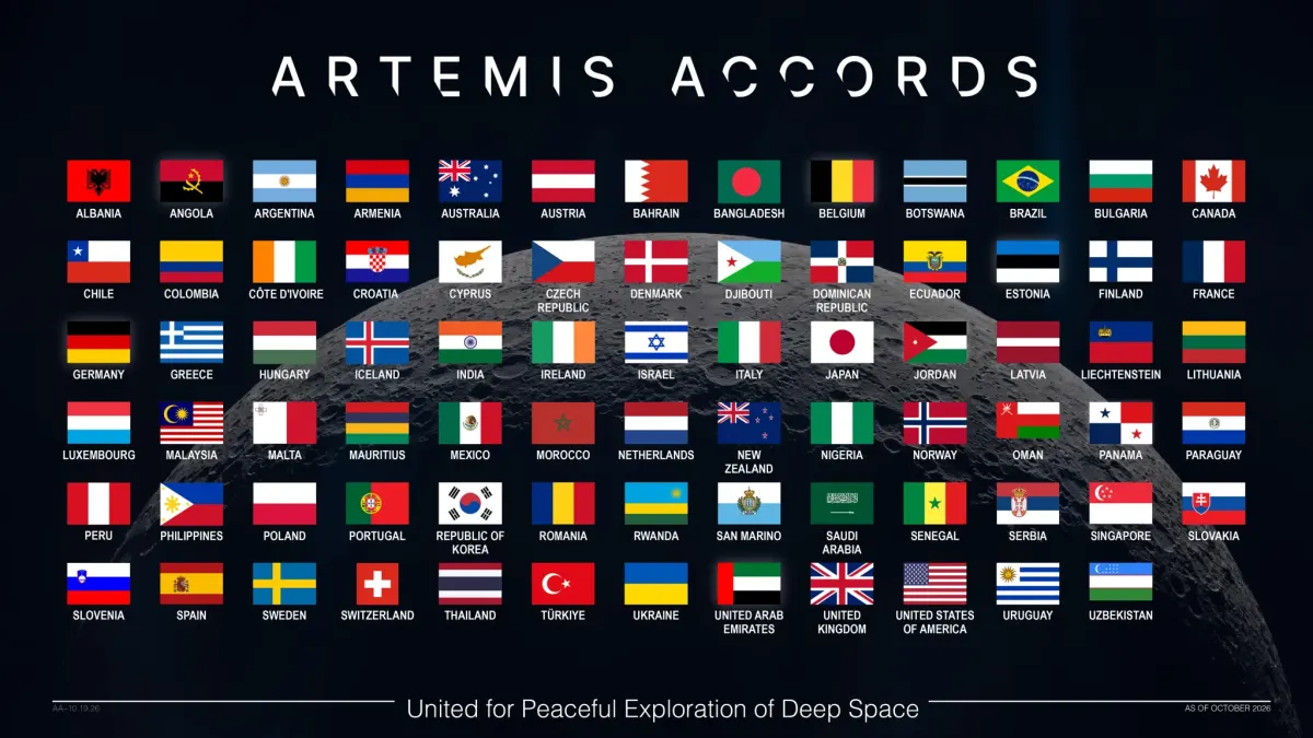 Image accompanying the story: NASA Welcomes Uzbekistan as Newest Artemis Accords Signatory