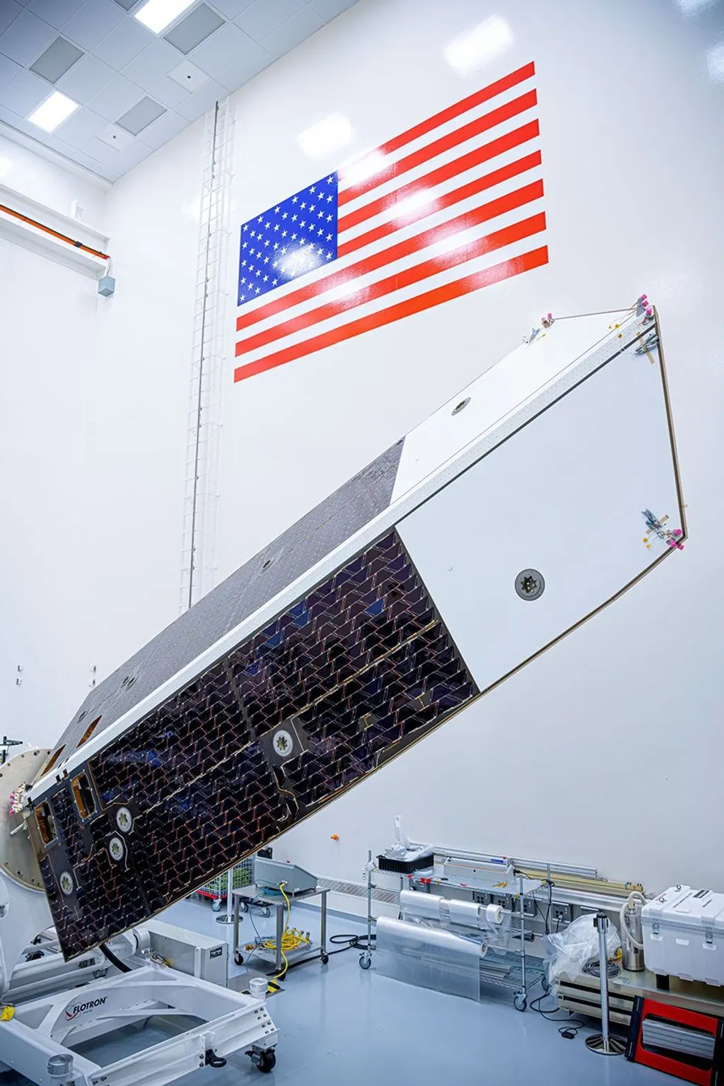Image accompanying the story: NEO Surveyor’s Sunshade Gets Inspected